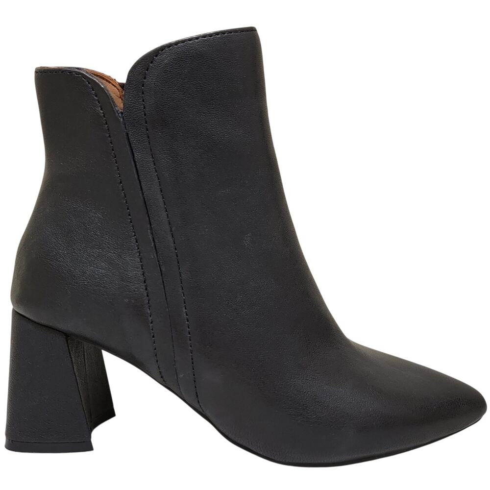 Gentle Souls Danbury Pointed Toe Block Heel Ankle Booties Size US 6M Black - Picture 2 of 5